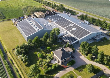 gerealiseerd zakelijk zonnepanelen project van PV-Projecten