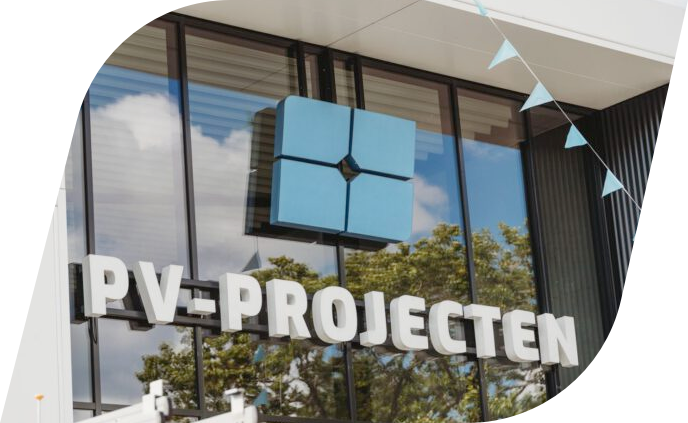 Het logo van PV-Projecten