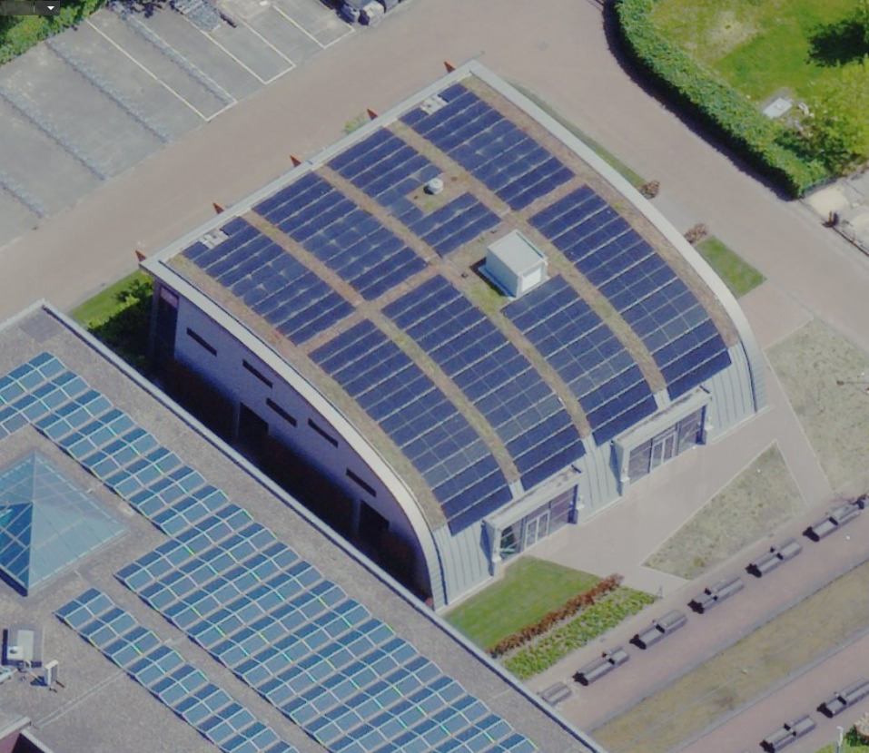 gerealiseerde zonnepaneleninstallatie van PV-Projecten